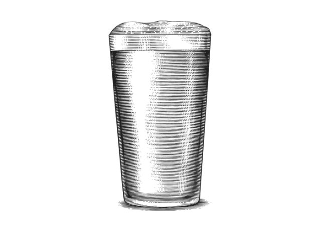 beer pint glass 3